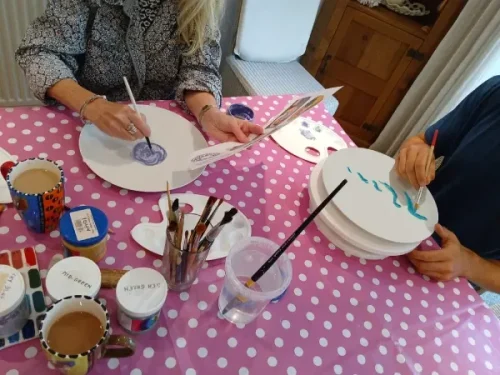 Painting session